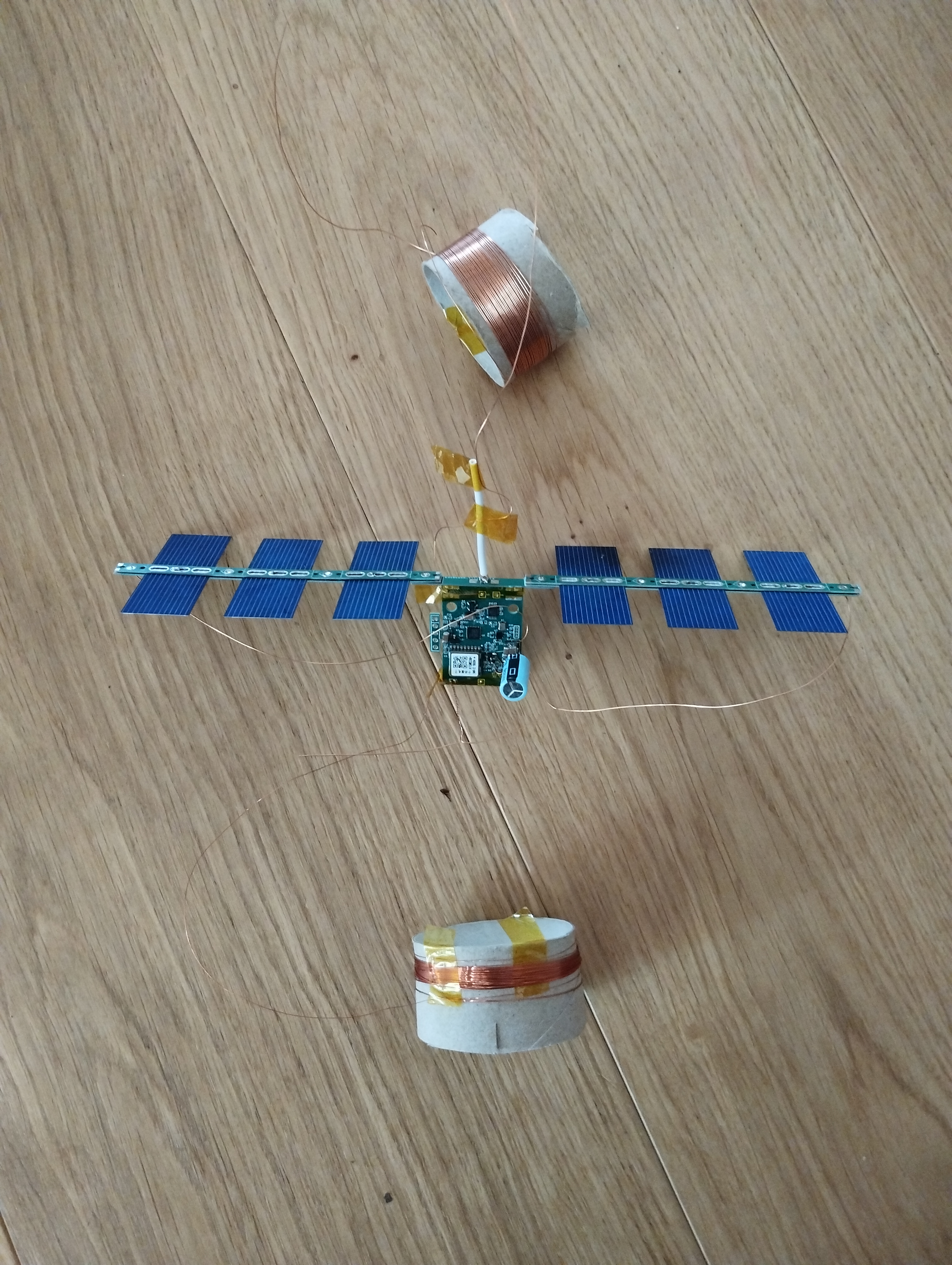 The tracker before flight